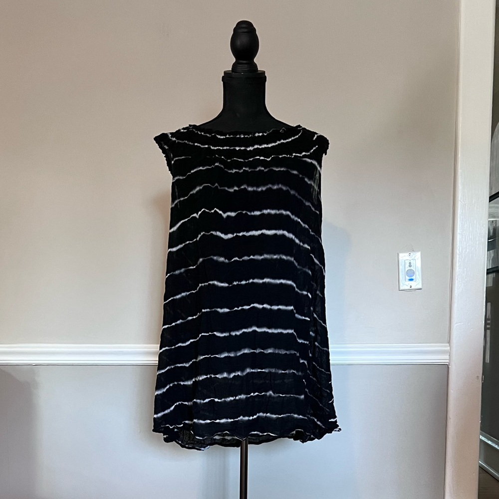 Black & white stripped dress